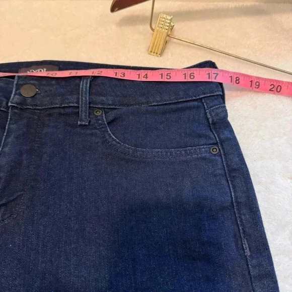 NYDJ Marilyn Straight Lift Tuck Technology Dark Wash Stretch Jeans Women's 12 - Picture 10 of 13